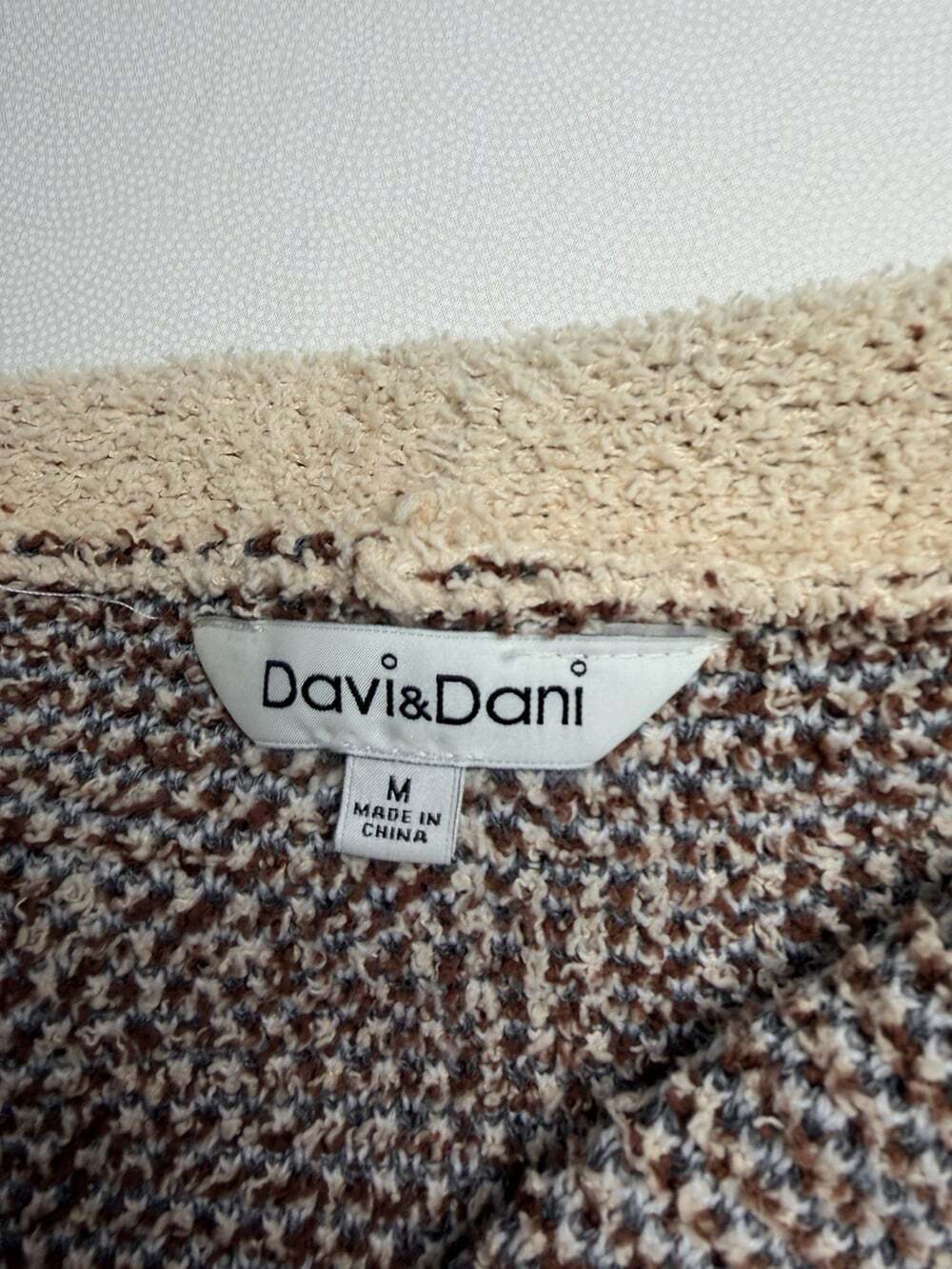 Davi & Dani Aztec Southwestern Sherpa Cardigan Sweater Women’s M Oversized - Picture 4 of 8